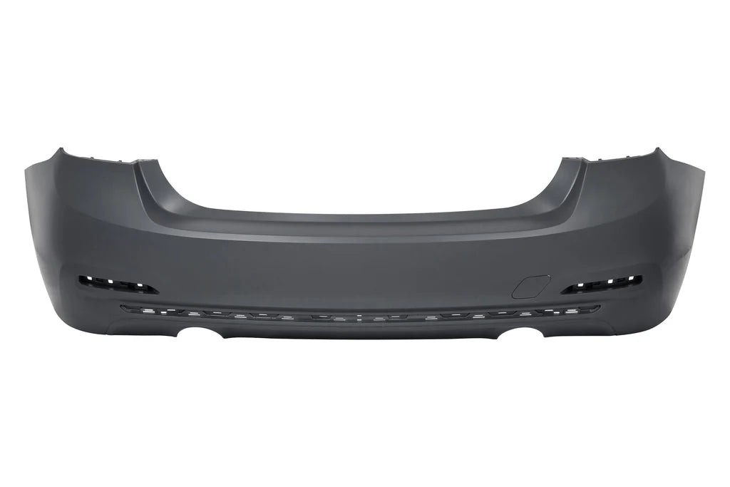 Cubierta de parachoques trasero para BMW Serie 3 2016-2018 (340i - Sedán - F30 - LUJO/DEPORTIVO - sin PDC - sin sensor de estacionamiento) - Compatible con el número de pieza 51127384607