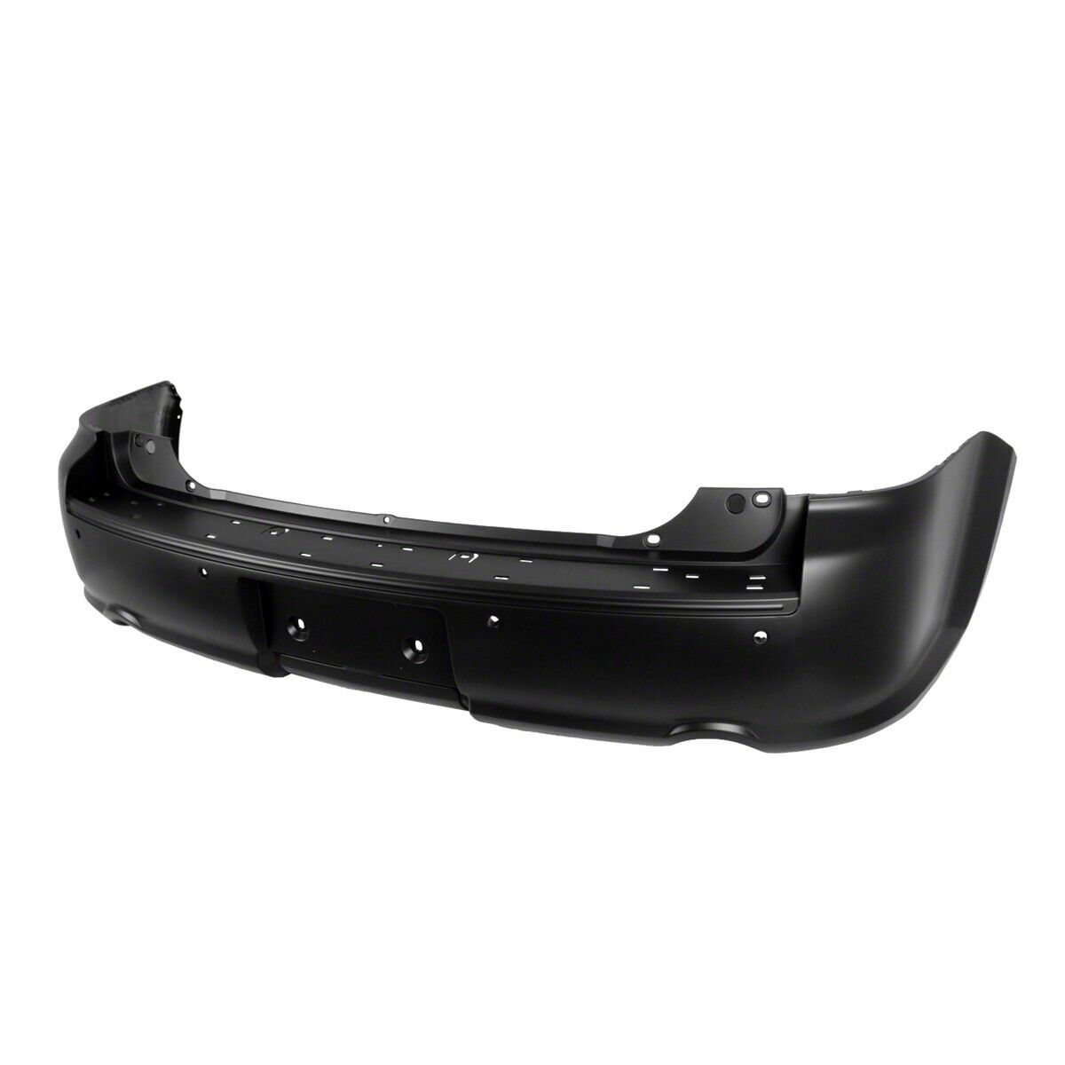 Cubierta de parachoques trasero para Ford Flex 2010-2019 (3.5 L, con turbo, sin remolque, con sensor de objetos trasero, escape doble) - Compatible con el número de pieza DA8Z17K835SPTM