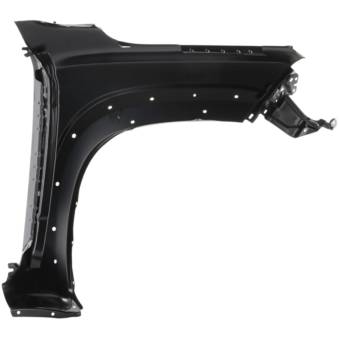 NISSAN FRONTIER 2022-2025, guardabarros izquierdo (lado del conductor); PRO-X/PRO-4X; con orificio moldeado - NI1240247 - Compatible con la pieza número 631019BU1A