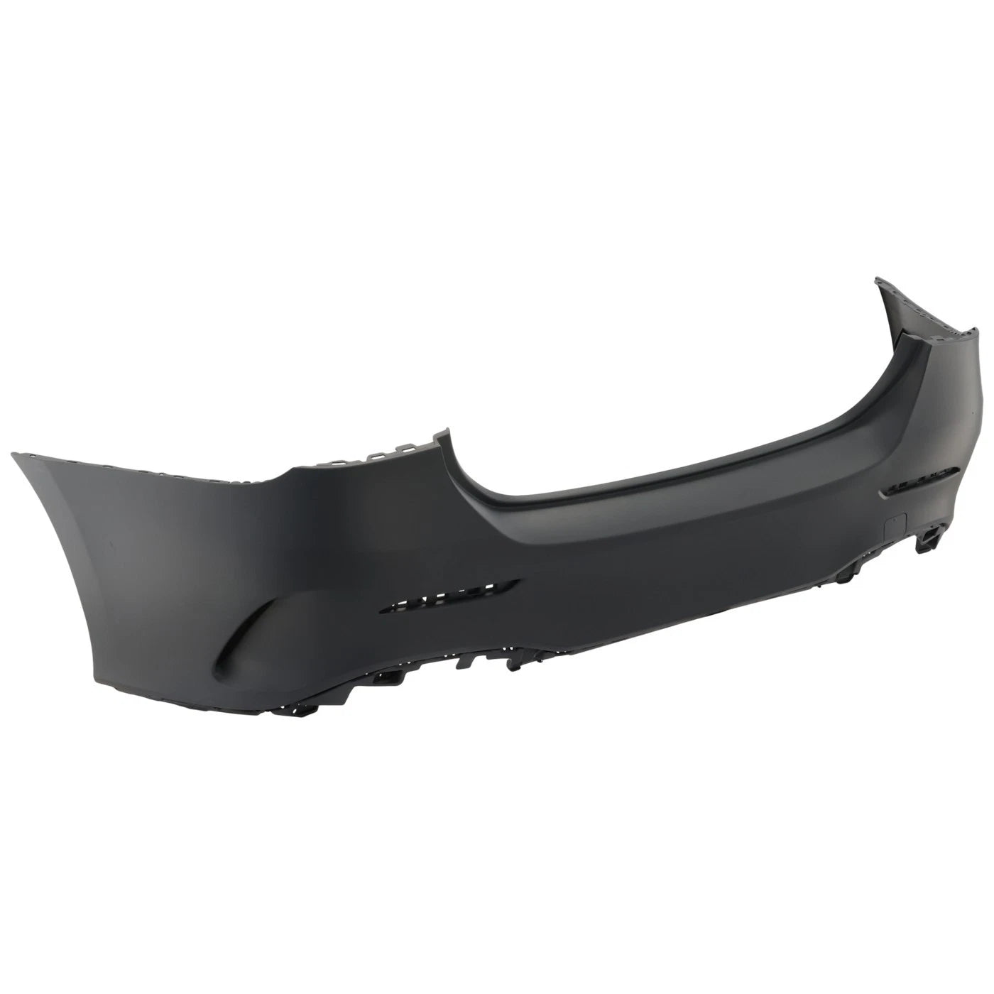 2019-2022 MERCEDES A-CLASS, Rear Bumper Cover; V177; SEDAN; w/AMG; w/o Park Sensor; w/Tow - MB1100442 - Fits Part Number 1778809801649990