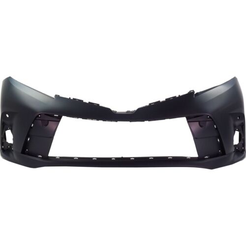 DTM MP-Style Front Bumper Lip Splitter – 2018-2020 Toyota Sienna LE XLE SE, 3-Piece, Matte Black