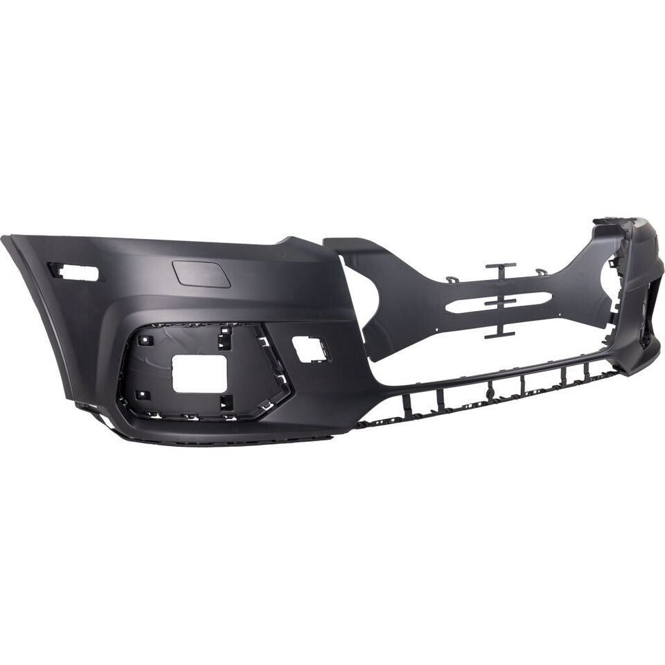 Cubierta de parachoques delantero para Audi Q3 2016-2018 (diseño de una pieza, sin estacionamiento en paralelo, sin asistencia de estacionamiento) - Compatible con el número de pieza 8U0807065QGRU