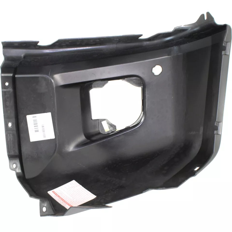 TOYOTA TUNDRA 2014-2021 - PLATINUM; con orificio para sensor - Extremo derecho del parachoques delantero (lado del pasajero) - TO1005183 - Compatible con la pieza número 521120C908