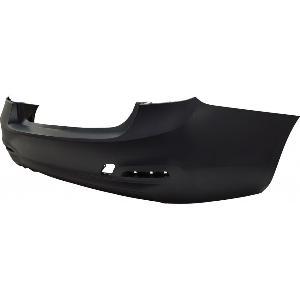 2016-2018 BMW 3-Series (320i/328d - Sedan - F30 - Standard - w/o PDC - w/o Park Sensor) Rear Bumper Cover - Fits Part Number 51127384597