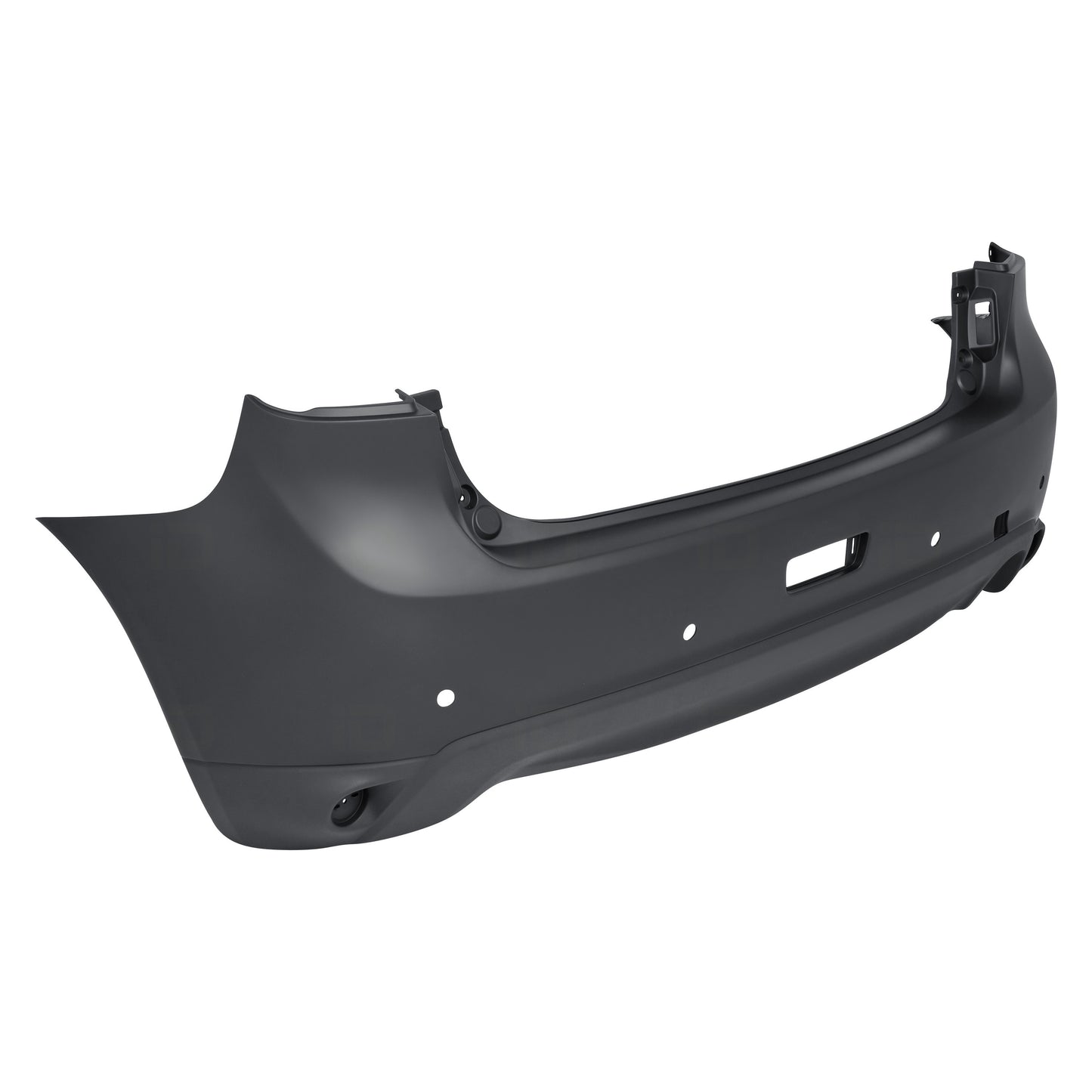 2013-2015 Mitsubishi Outlander Sport (W/O Flare Holes) Rear Bumper - Fits Part Number 6410C587