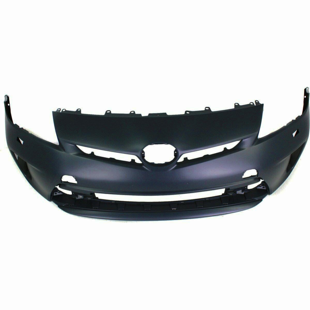 2012-2015 Toyota Prius (W/ LED Lamps Washer Hole) Front Bumper - TO1000393 - Fits Part Number