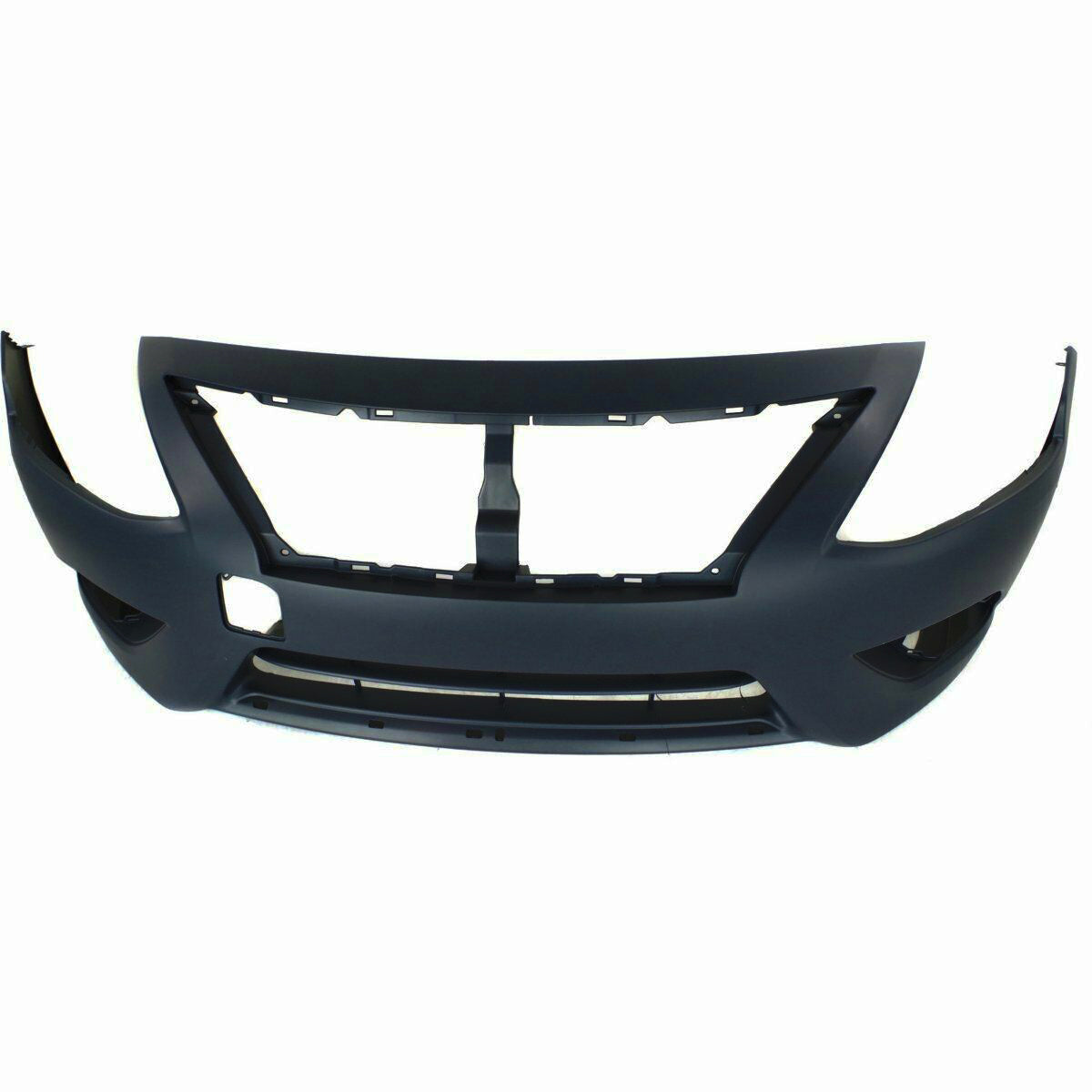 2015-2019 Nissan Versa Sedan (W/ Molding Holes) Front Bumper - NI1000300 - Fits Part Number FBM229KM1J