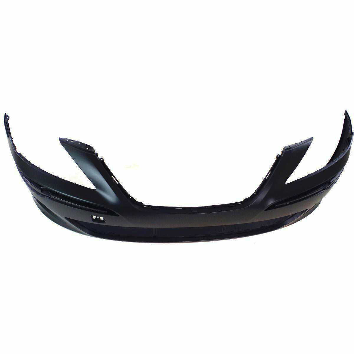 Parachoques delantero Hyundai Genesis Sedán 2012-2014 (sin orificios para sensores) - HY1000190 - Compatible con la pieza número 865113M500