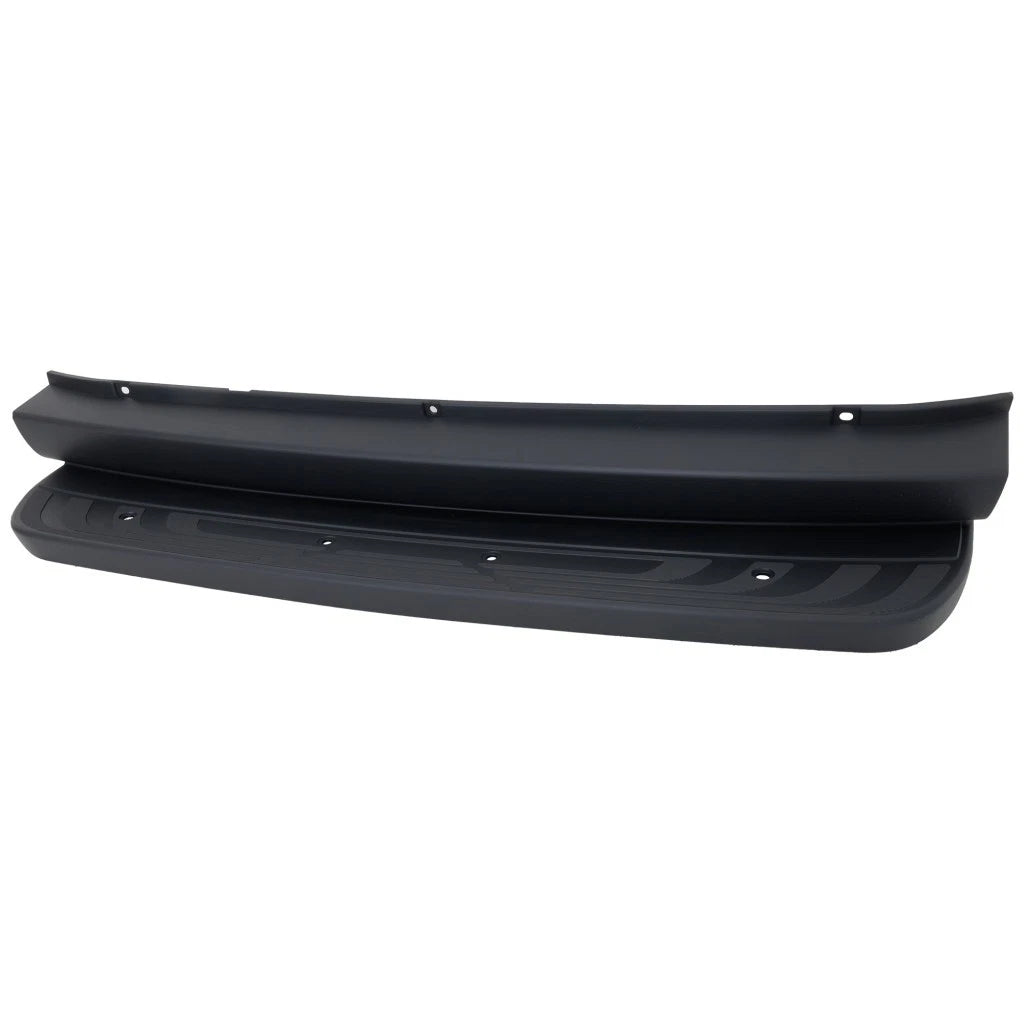 2019-2020 MERCEDES SPRINTER PASS VAN, Rear Bumper Cover; W907; w/o Trailer Hitch; w/o Sensor; w/Rear Step; TXT - MB1100458 - Fits Part Number 90788512009K83