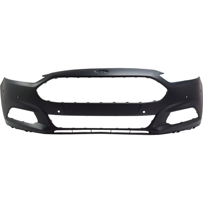 2013-2016 FORD FUSION ENERGI, Front Bumper Cover; w/o Towing Hook; w/Active Park Assist; w/Snr (PT) - FO1000681 - Fits Part Number ES7Z17D957CPTM