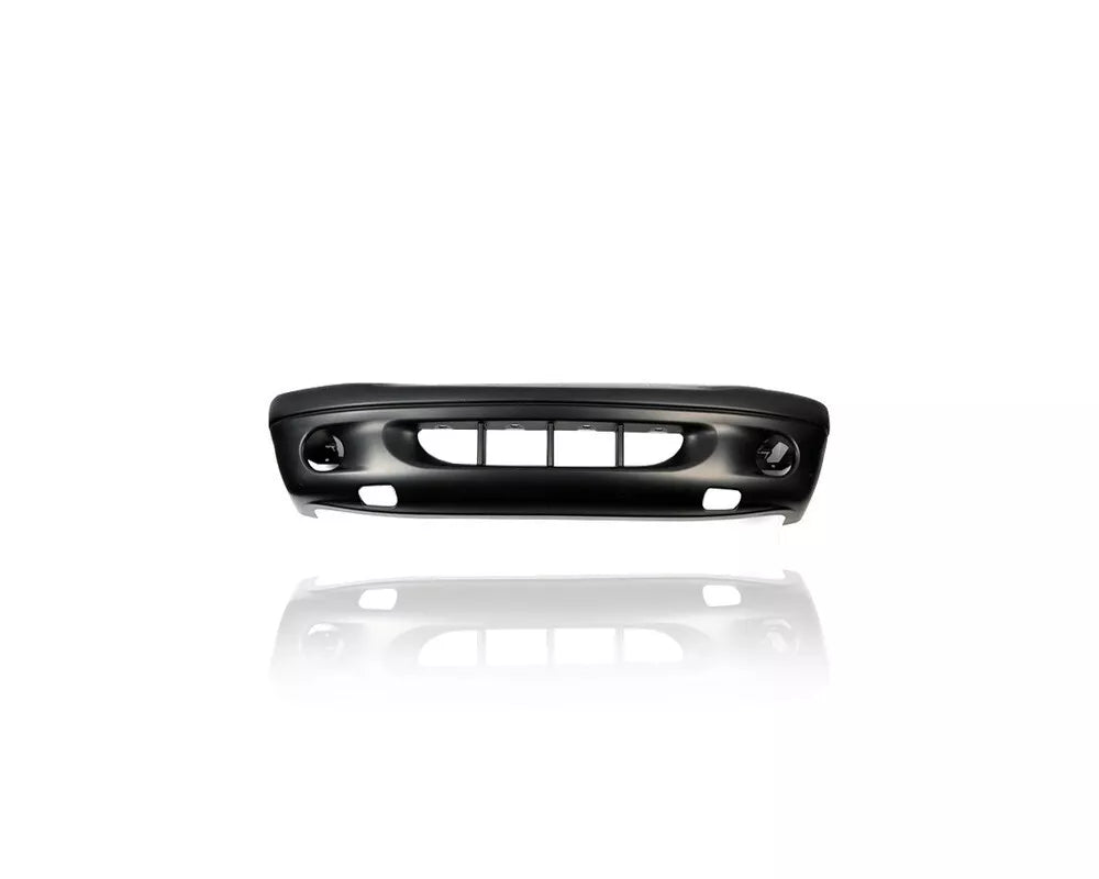 2001-2003 DODGE DURANGO, Front Bumper Cover; w/fog; 1pc BLK/PTD - CH1000349 - Fits Part Number 5073221AA