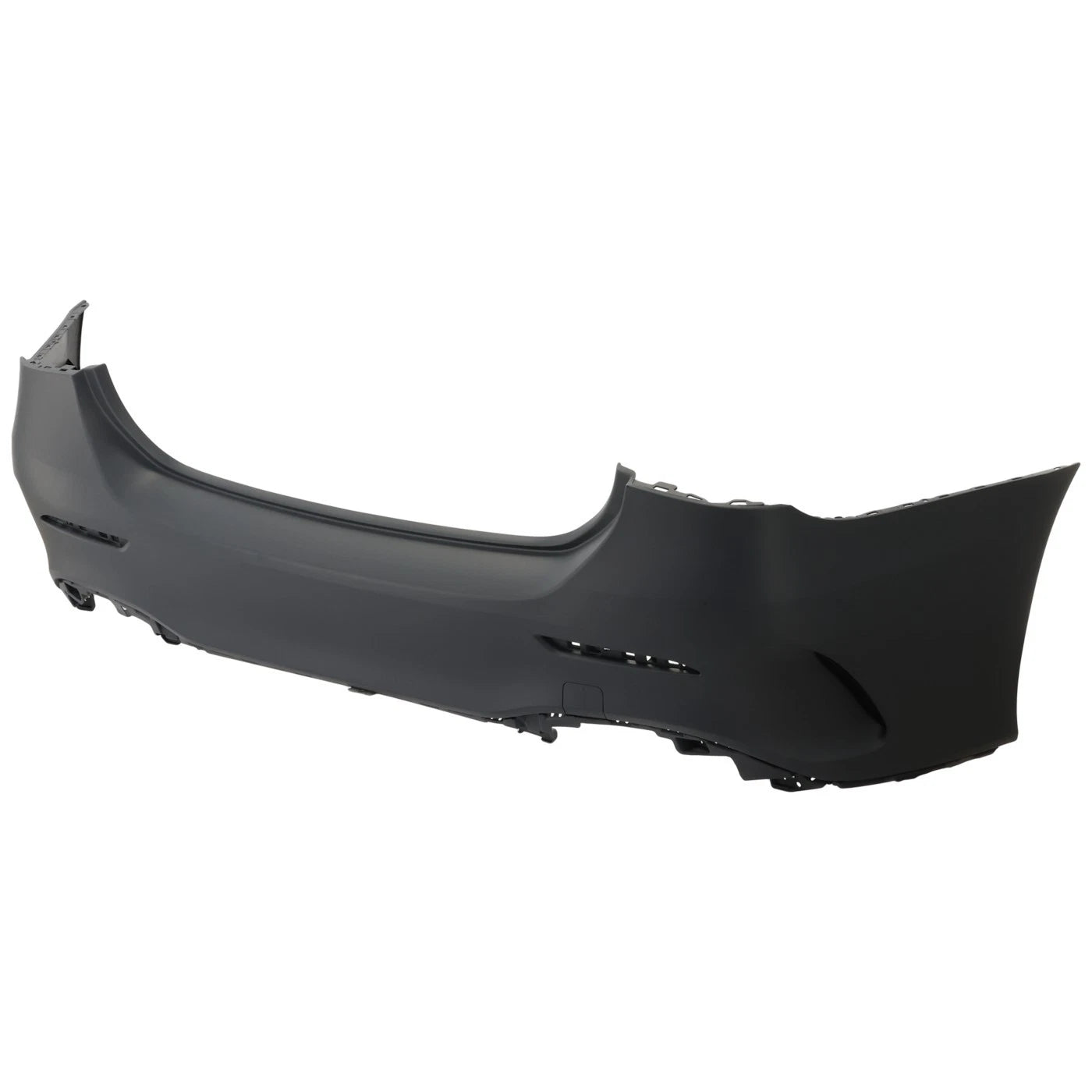 2019-2022 MERCEDES A-CLASS, Rear Bumper Cover; V177; SEDAN; w/AMG; w/o Park Sensor; w/Tow - MB1100442 - Fits Part Number 1778809801649990