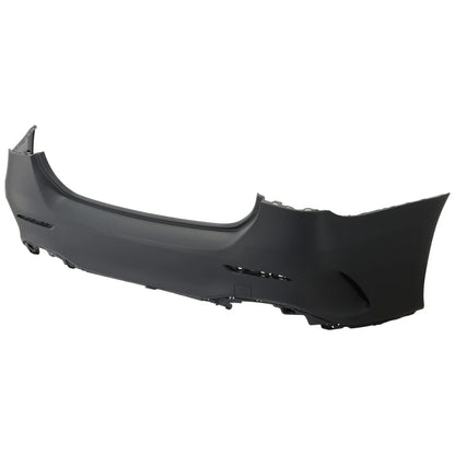 2019-2022 MERCEDES A-CLASS, Rear Bumper Cover; V177; SEDAN; w/AMG; w/o Park Sensor; w/Tow - MB1100442 - Fits Part Number 1778809801649990