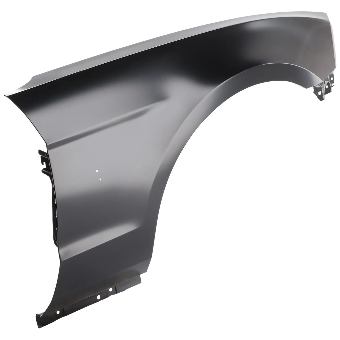 FORD MUSTANG 2010-2014, Guardabarros derecho (lado del pasajero); con orificio moldeado - FO1241282 - Compatible con el número de pieza AR3Z16005B