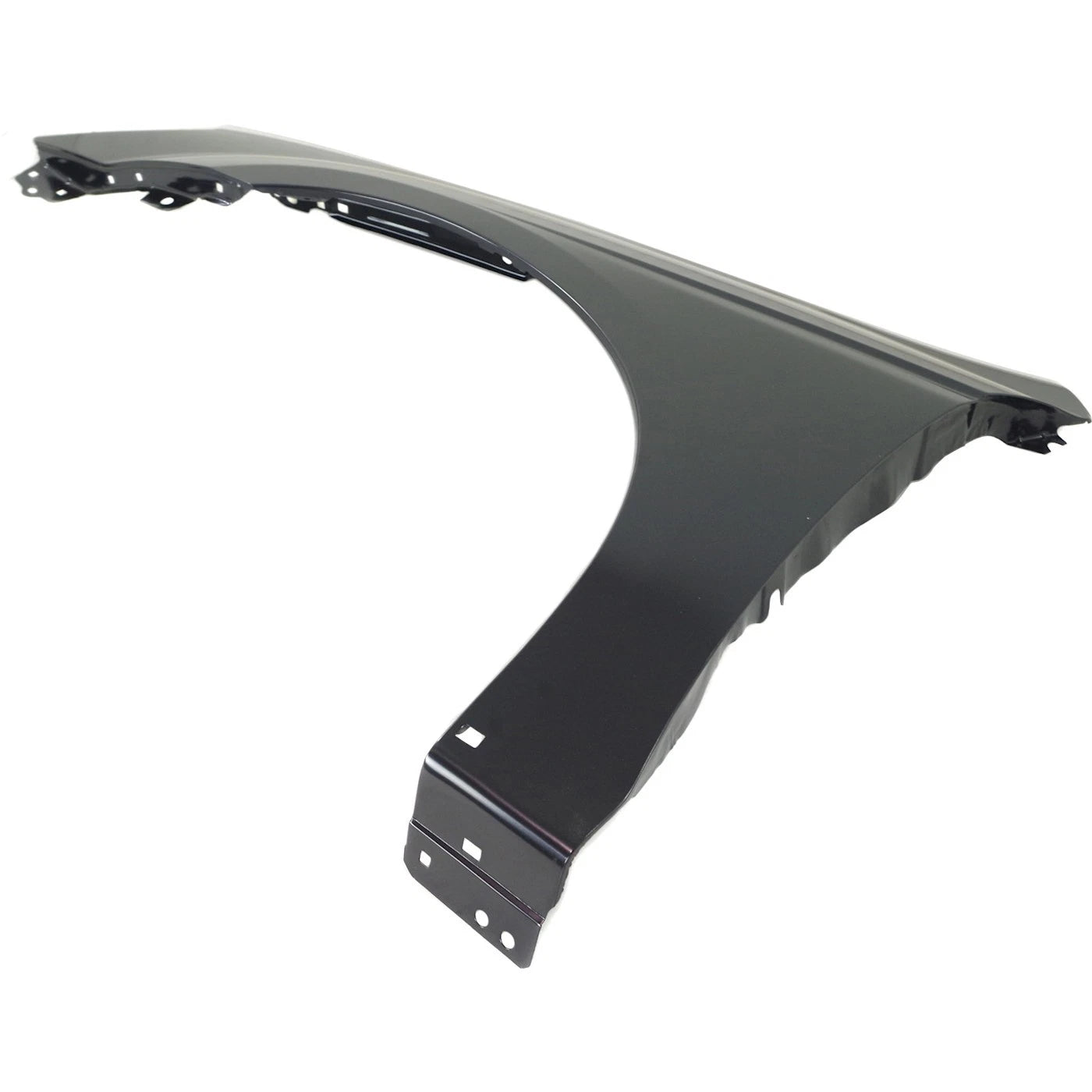 KIA SPECTRA 2007-2009, guardabarros izquierdo (lado del conductor); SX; con moldura lateral de carrocería - KI1240126 - Compatible con la pieza número 663112F020