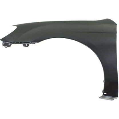 KIA SPECTRA 2007-2009, guardabarros izquierdo (lado del conductor); SX; con moldura lateral de carrocería - KI1240126 - Compatible con la pieza número 663112F020