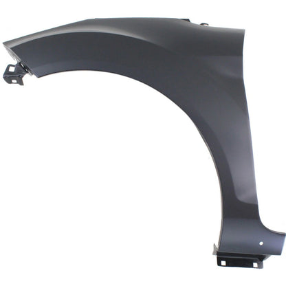 FORD FIESTA HATCHBACK 2014-2019, guardabarros izquierdo (lado del conductor); con paquete de diseño; con orificio para moldura - FO1240292 - Compatible con el número de pieza D2BZ16006A