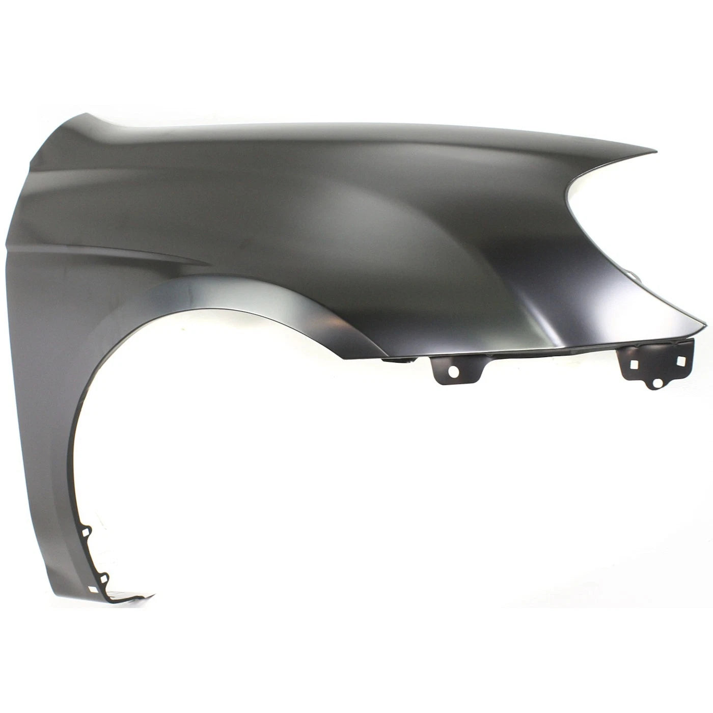 KIA SPECTRA 2007-2009, guardabarros derecho (lado del pasajero); SX; con moldura lateral de carrocería - KI1241126 - Compatible con la pieza número 663212F020