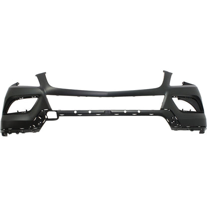MERCEDES CLASE M 2012-2014, cubierta de parachoques delantero; W166; sin paquete de diseño AMG; sin Parktronic; sin arandela HL - MB1000370 - Compatible con el número de pieza 16688500259999