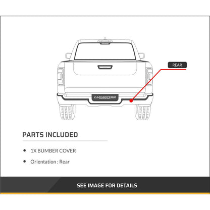 2017-2019 Kia Sportage (w/Park Sensor) Rear Bumper Cover