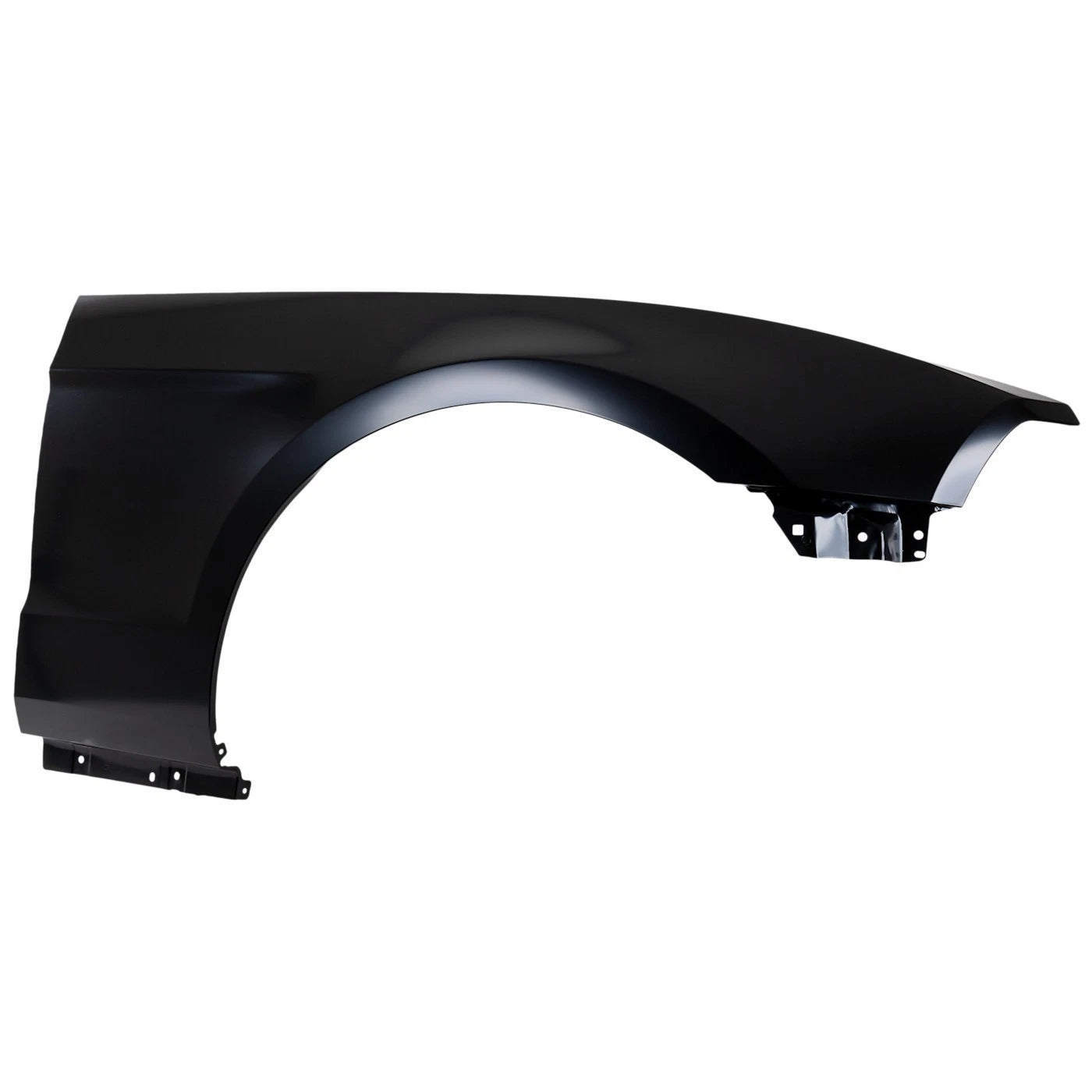 FORD MUSTANG 2010-2014, guardabarros derecho (lado del pasajero); sin orificio de moldura - FO1241281 - Compatible con el número de pieza AR3Z16005A