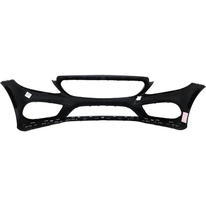 MERCEDES CLASE C 2015-2018, cubierta de parachoques delantero; SEDÁN; W205; con AMG; con vista envolvente; sin sensor de estacionamiento - MB1000478 - Compatible con el número de pieza 20588023409999