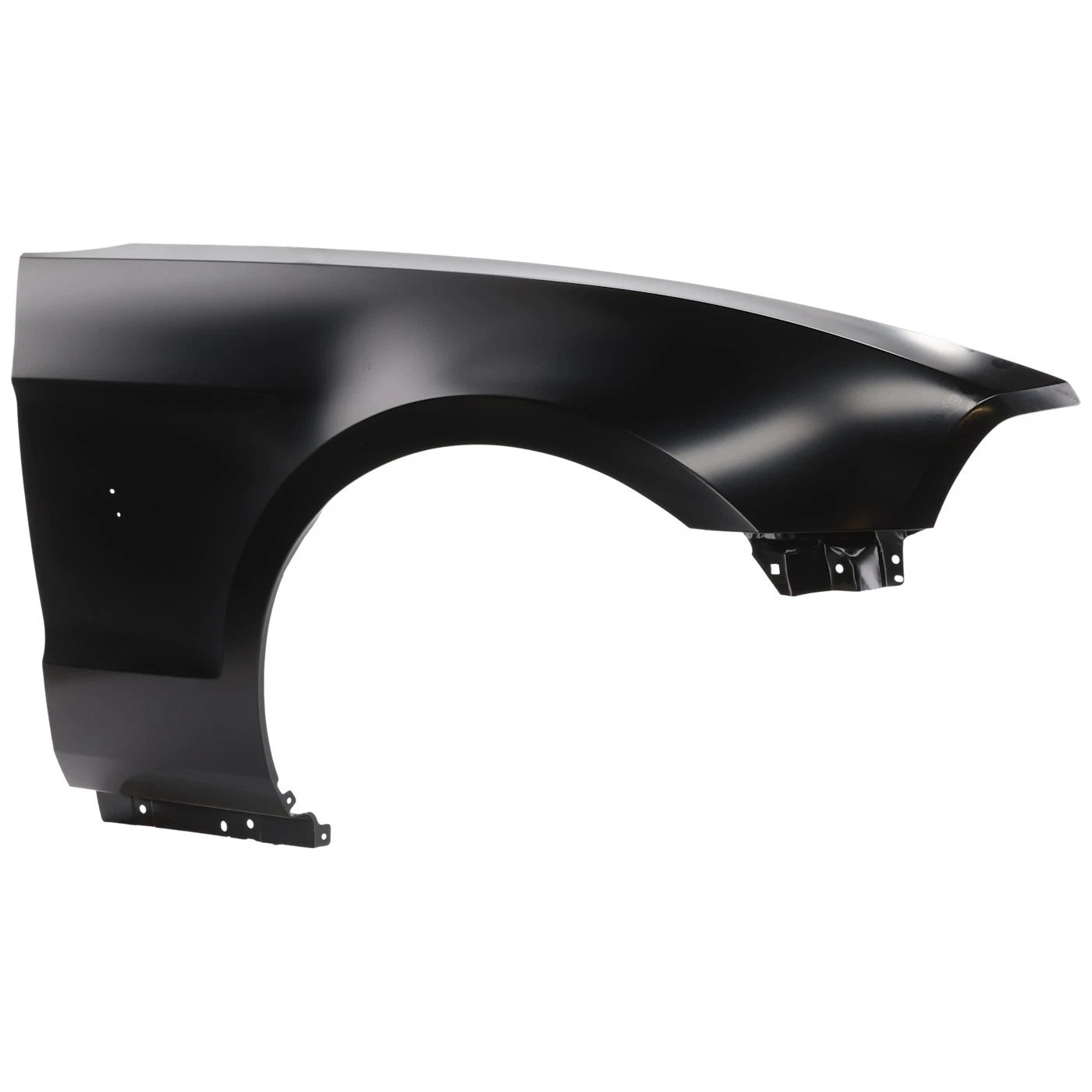FORD MUSTANG 2010-2014, Guardabarros derecho (lado del pasajero); con orificio moldeado - FO1241282 - Compatible con el número de pieza AR3Z16005B