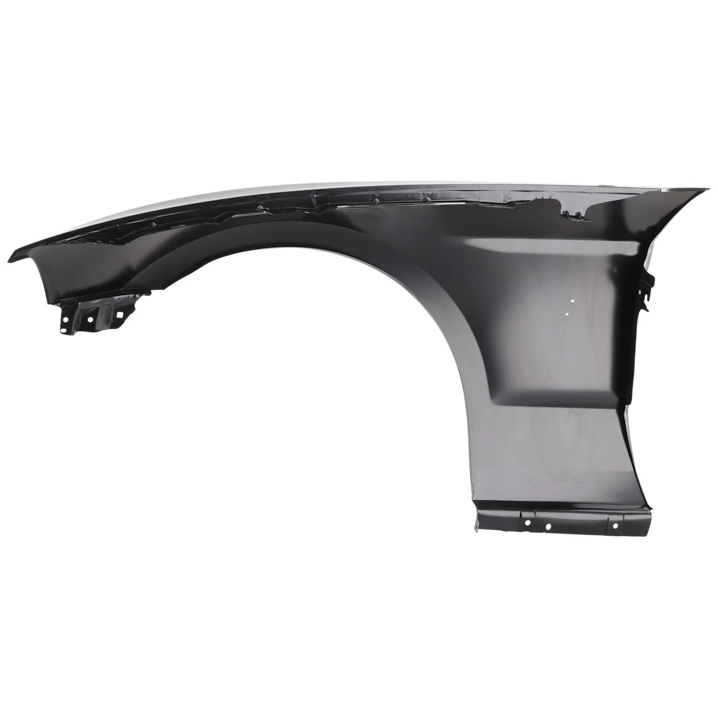 FORD MUSTANG 2010-2014, Guardabarros derecho (lado del pasajero); con orificio moldeado - FO1241282 - Compatible con el número de pieza AR3Z16005B