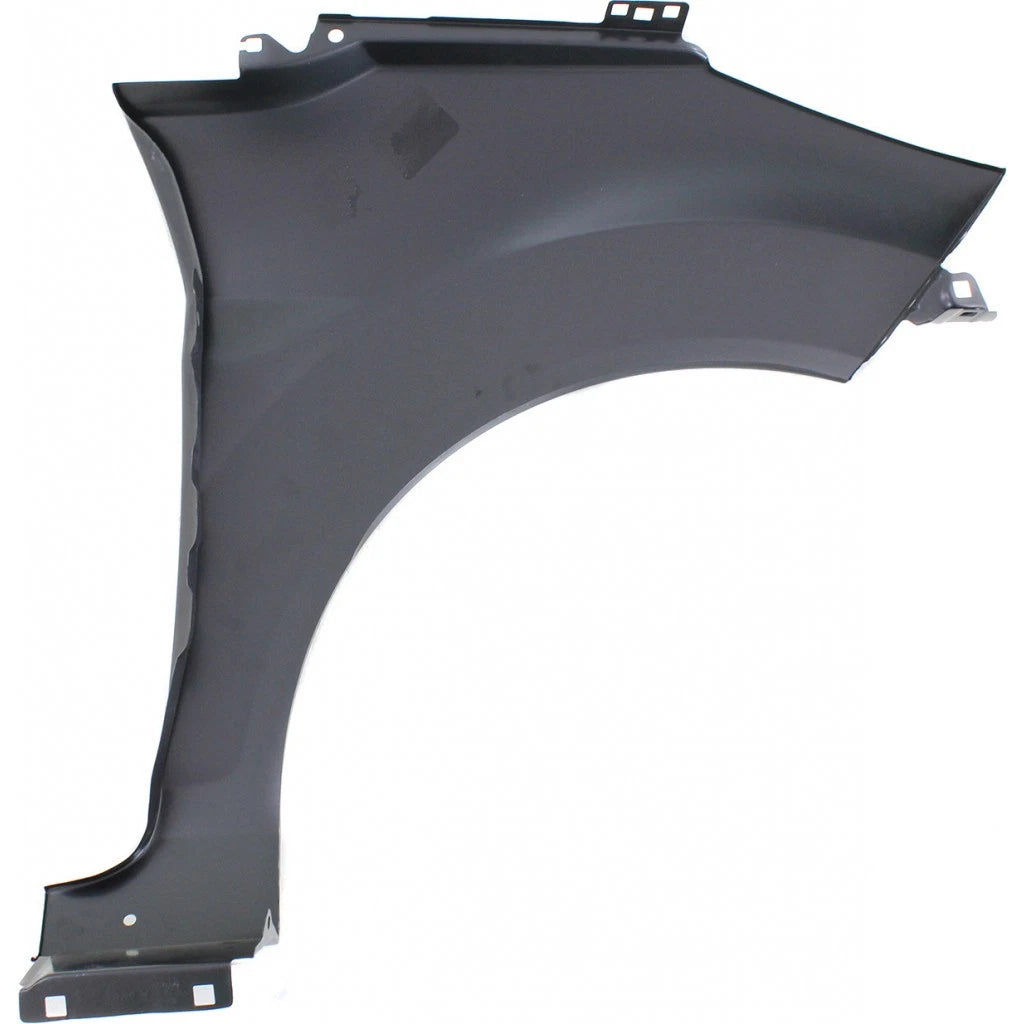 FORD FIESTA HATCHBACK 2014-2019, guardabarros izquierdo (lado del conductor); con paquete de diseño; con orificio para moldura - FO1240292 - Compatible con el número de pieza D2BZ16006A