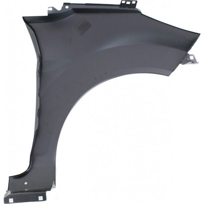 FORD FIESTA HATCHBACK 2014-2019, guardabarros izquierdo (lado del conductor); con paquete de diseño; con orificio para moldura - FO1240292 - Compatible con el número de pieza D2BZ16006A