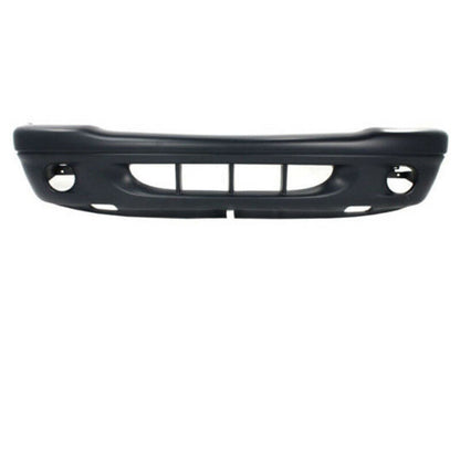 2001-2003 DODGE DURANGO, Front Bumper Cover; w/fog; 1pc BLK/PTD - CH1000349 - Fits Part Number 5073221AA