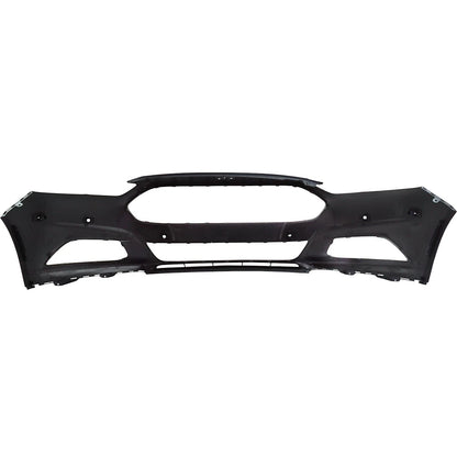 2013-2016 FORD FUSION ENERGI, Front Bumper Cover; w/o Towing Hook; w/Active Park Assist; w/Snr (PT) - FO1000681 - Fits Part Number ES7Z17D957CPTM