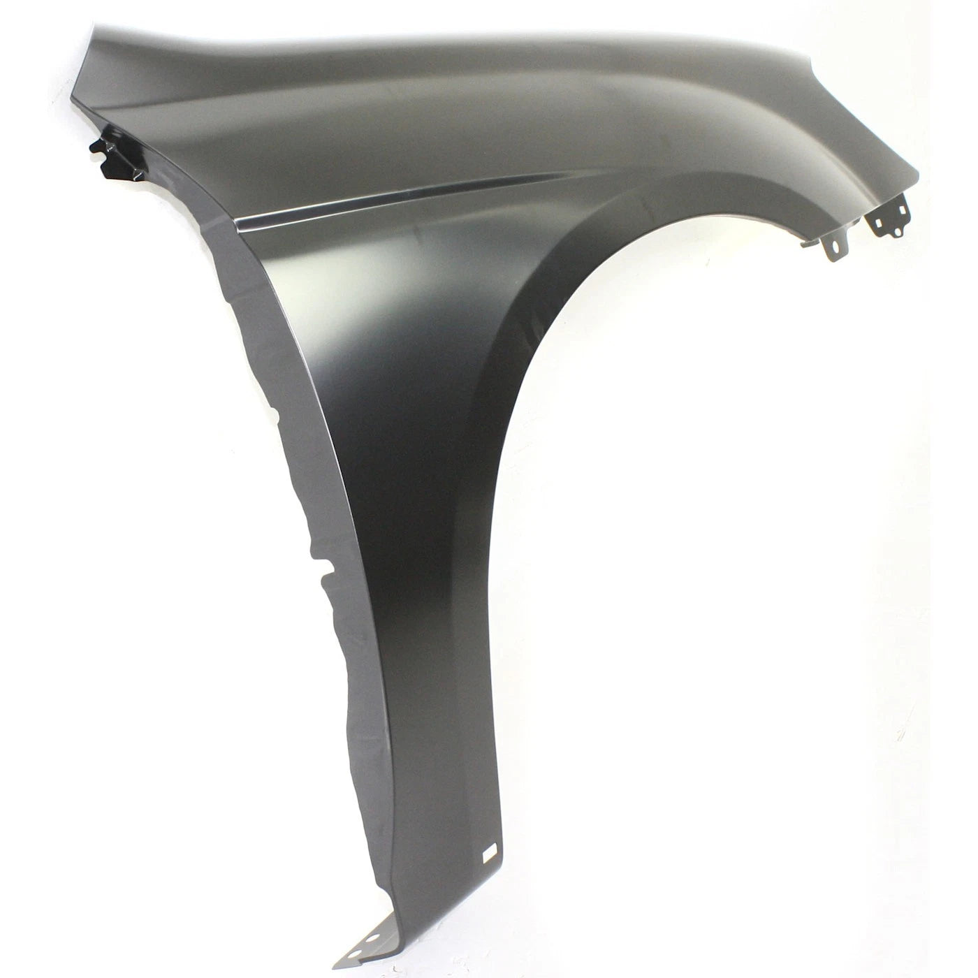 KIA SPECTRA 2007-2009, guardabarros derecho (lado del pasajero); SX; con moldura lateral de carrocería - KI1241126 - Compatible con la pieza número 663212F020