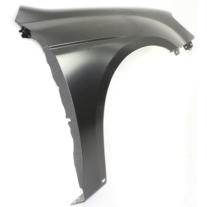 KIA SPECTRA 2007-2009, guardabarros derecho (lado del pasajero); SX; con moldura lateral de carrocería - KI1241126 - Compatible con la pieza número 663212F020