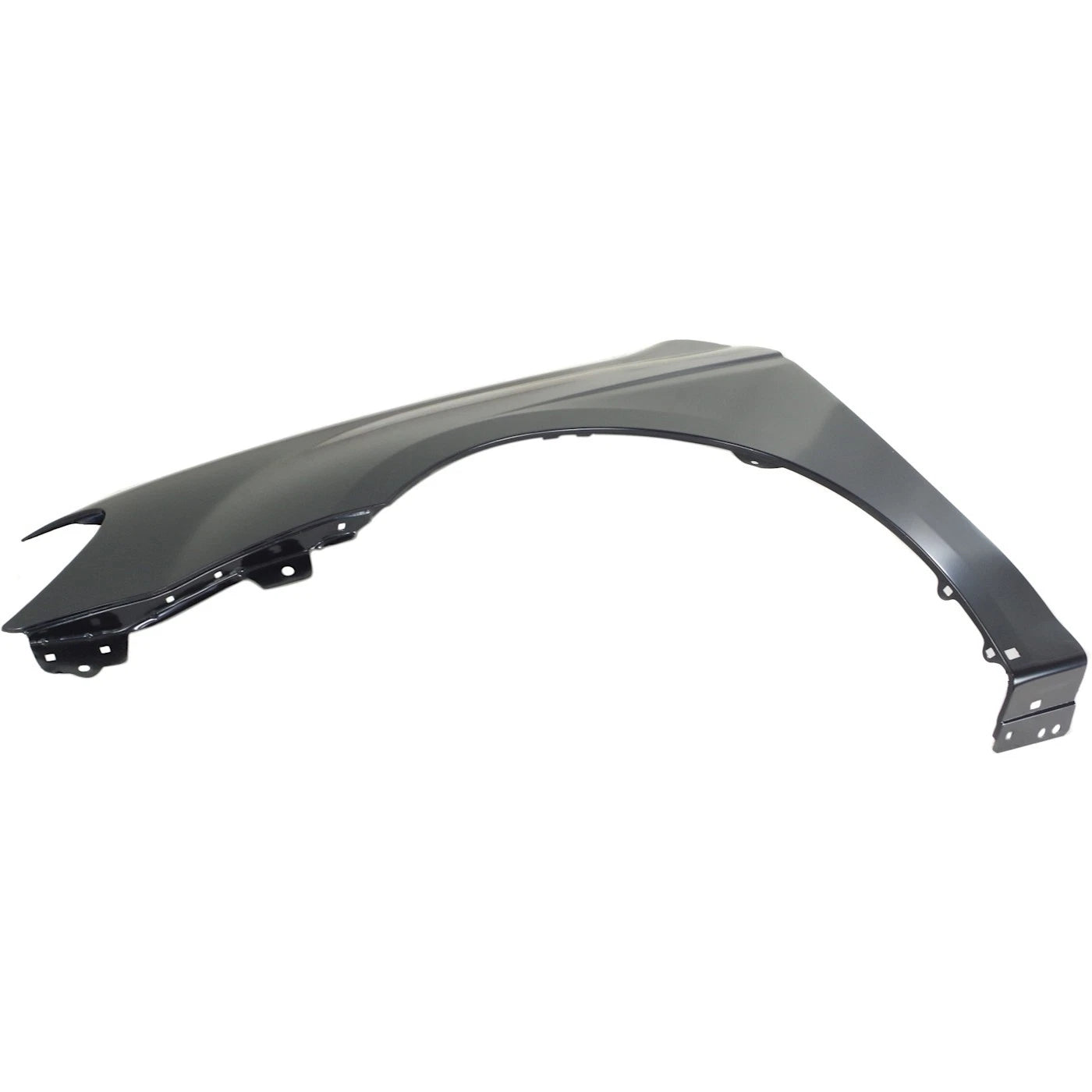 KIA SPECTRA 2007-2009, guardabarros izquierdo (lado del conductor); SX; con moldura lateral de carrocería - KI1240126 - Compatible con la pieza número 663112F020