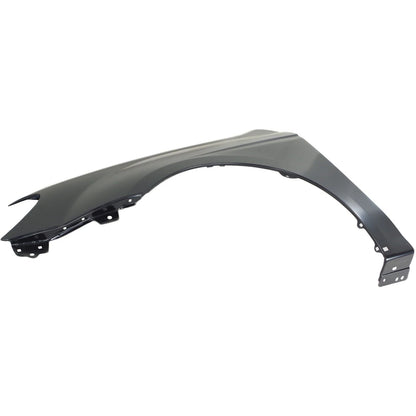 KIA SPECTRA 2007-2009, guardabarros izquierdo (lado del conductor); SX; con moldura lateral de carrocería - KI1240126 - Compatible con la pieza número 663112F020