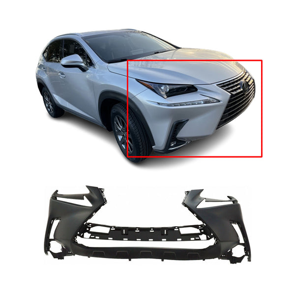 2018-2020 Lexus NX300 (w/o F Sport | w/o HL Washer | w/o Park Sensor) Front Bumper Cover
