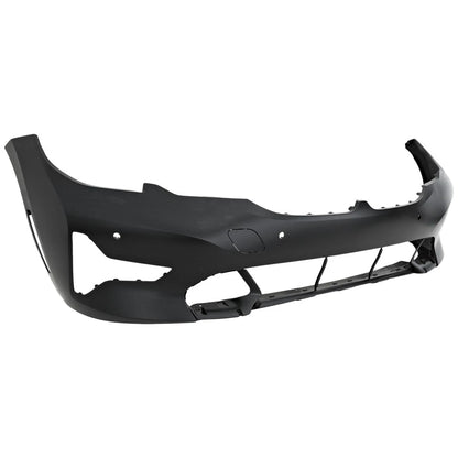 2019-2022 BMW 3-Series HYBRID, Front Bumper Cover; G20; SEDAN; Sport/Luxury; w/o M Sport; w/PDC; w/o Park Sensor - BM1000519 - Fits Part Number 51118496501