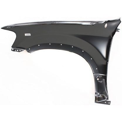 2001-2007 FORD ESCAPE, Right Fender (Passenger Side); w/molding; w/o side repeater lamp - FO1241215 - Fits Part Number YL8Z16005DA