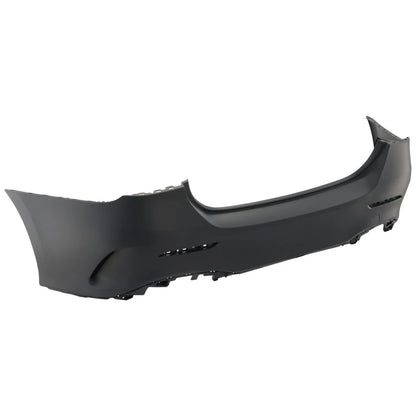 2019-2022 MERCEDES A-CLASS, Rear Bumper Cover; V177; SEDAN; w/AMG; w/o Park Sensor; w/Tow - MB1100442 - Fits Part Number 1778809801649990