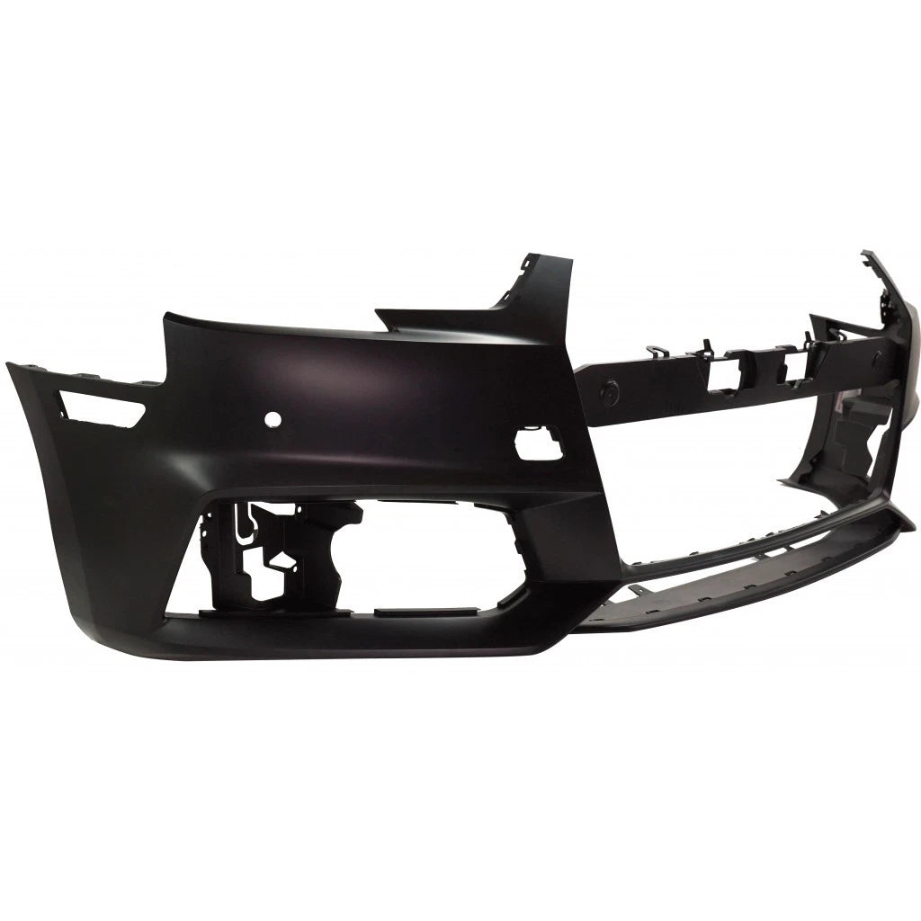 2017-2019 AUDI A4, Front Bumper Cover; w/S-Line Pkg; w/o HL Washer; w/Park Aid; w/o Parallel Park - AU1000276 - Fits Part Number 8W0807065SGRU