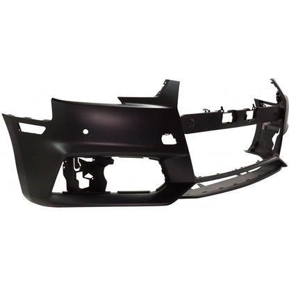 2017-2019 AUDI A4, Front Bumper Cover; w/S-Line Pkg; w/o HL Washer; w/Park Aid; w/o Parallel Park - AU1000276 - Fits Part Number 8W0807065SGRU
