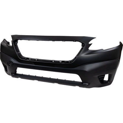 2020-2022 SUBARU OUTBACK, Front Bumper Cover; Partial PRM/BLK - SU1000192 - Fits Part Number 57704AN01A