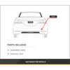 2018-2020 Kia Rio (Sedan | EX/LX/S | w/o Sensor) Rear Bumper Cover