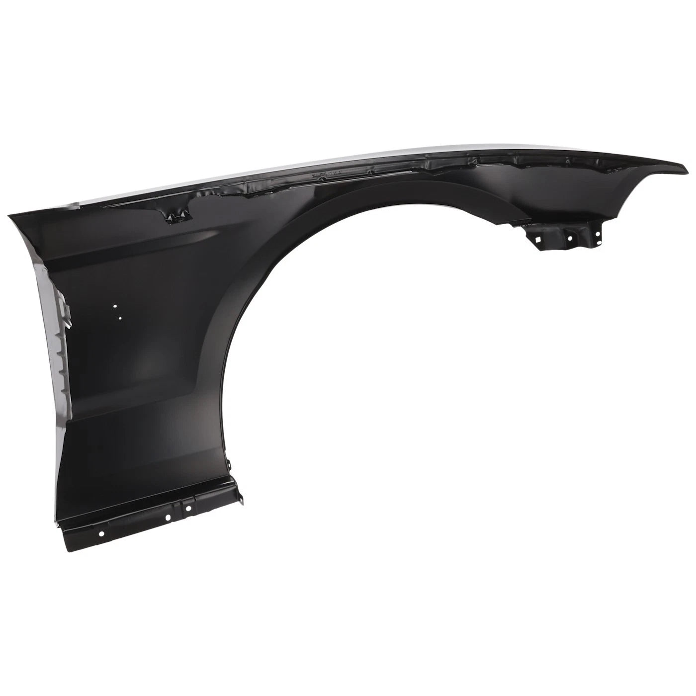 FORD MUSTANG 2010-2014, Guardabarros izquierdo (lado del conductor); con orificio moldeado - FO1240282 - Compatible con el número de pieza AR3Z16006B