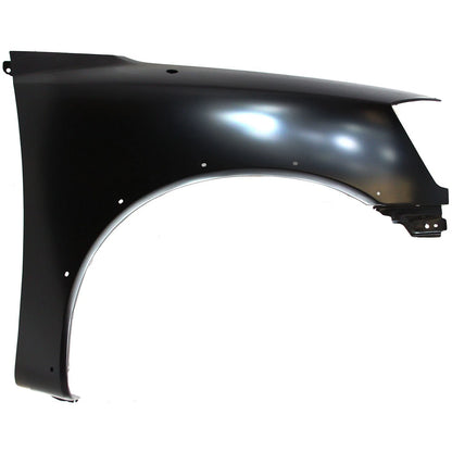 NISSAN TITAN 2008-2015, guardabarros derecho (lado del pasajero); modelo LE/PRO-4X; con orificio para moldura - NI1241192 - Compatible con la pieza número F3100ZR0EA
