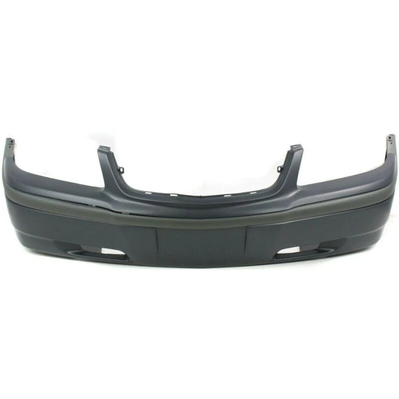 CHEVY IMPALA (BASE) 2000-2005, cubierta de parachoques delantero con moldura y sin orificios para faros antiniebla - GM1000585 - Compatible con la pieza número 12335505
