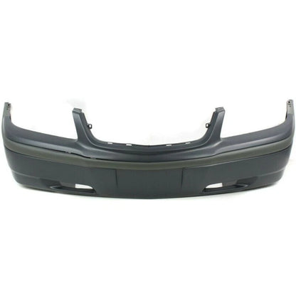 CHEVY IMPALA (BASE) 2000-2005, cubierta de parachoques delantero con moldura y sin orificios para faros antiniebla - GM1000585 - Compatible con la pieza número 12335505