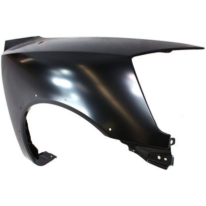 NISSAN TITAN 2008-2015, guardabarros derecho (lado del pasajero); modelo LE/PRO-4X; con orificio para moldura - NI1241192 - Compatible con la pieza número F3100ZR0EA