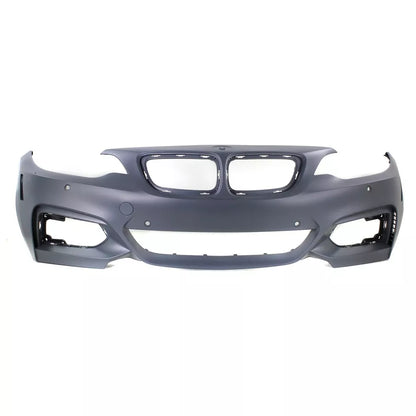 2015-2016 BMW 2-SERIES   -   CONV/CPE; F22/F23; M Sport; w/o HL Washer; w/o Park Sensor; w/PDC; PRMT;  -  Front Bumper Cover  -  BM1000410 - Fits Part Number 51118058098